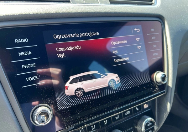 Skoda Octavia cena 109900 przebieg: 98711, rok produkcji 2019 z Ciężkowice małe 529